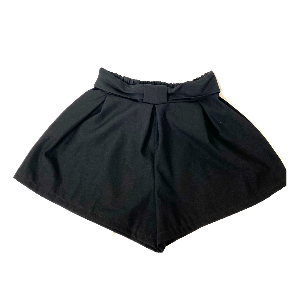 Black womens high waisted stretch black. Medium.
